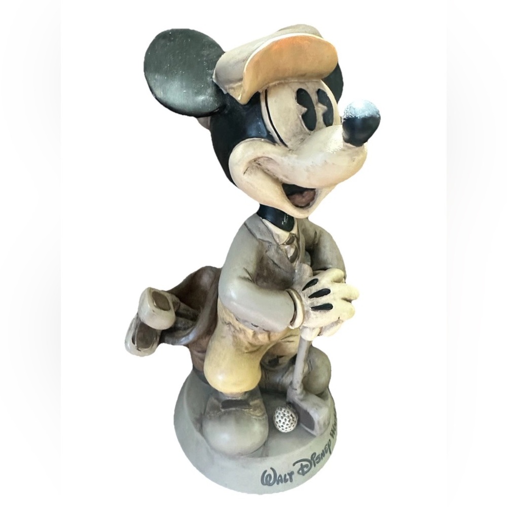 Mickey Mouse Golf Figure Walt Disney World Golf BOBBLE HEAD Golfer 8" - Picture 3 of 3